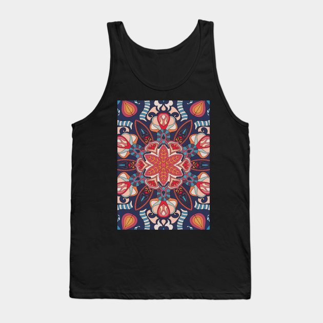 Boho-Chic Gypsy Pattern Tank Top by Suprise MF